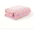 Premium Soft Indoor Pet Blanket For Cats And Dogs Tear Resistant Flannel Fleece Essentials For Kittens And Puppies Star Print Pink 16 By 23 Inches
