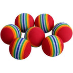 Bepets foam balls for cats front view colorful cat toys