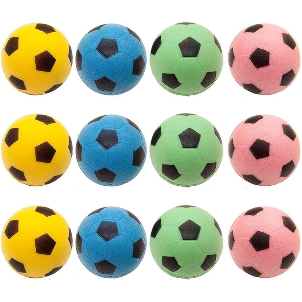 Petfavorites foam soccer balls cat toys front view colorful interactive pet supplies