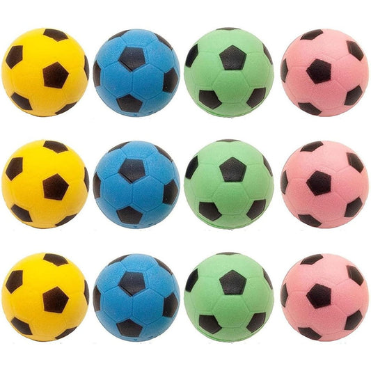 Petfavorites foam soccer balls cat toys front view colorful interactive pet supplies