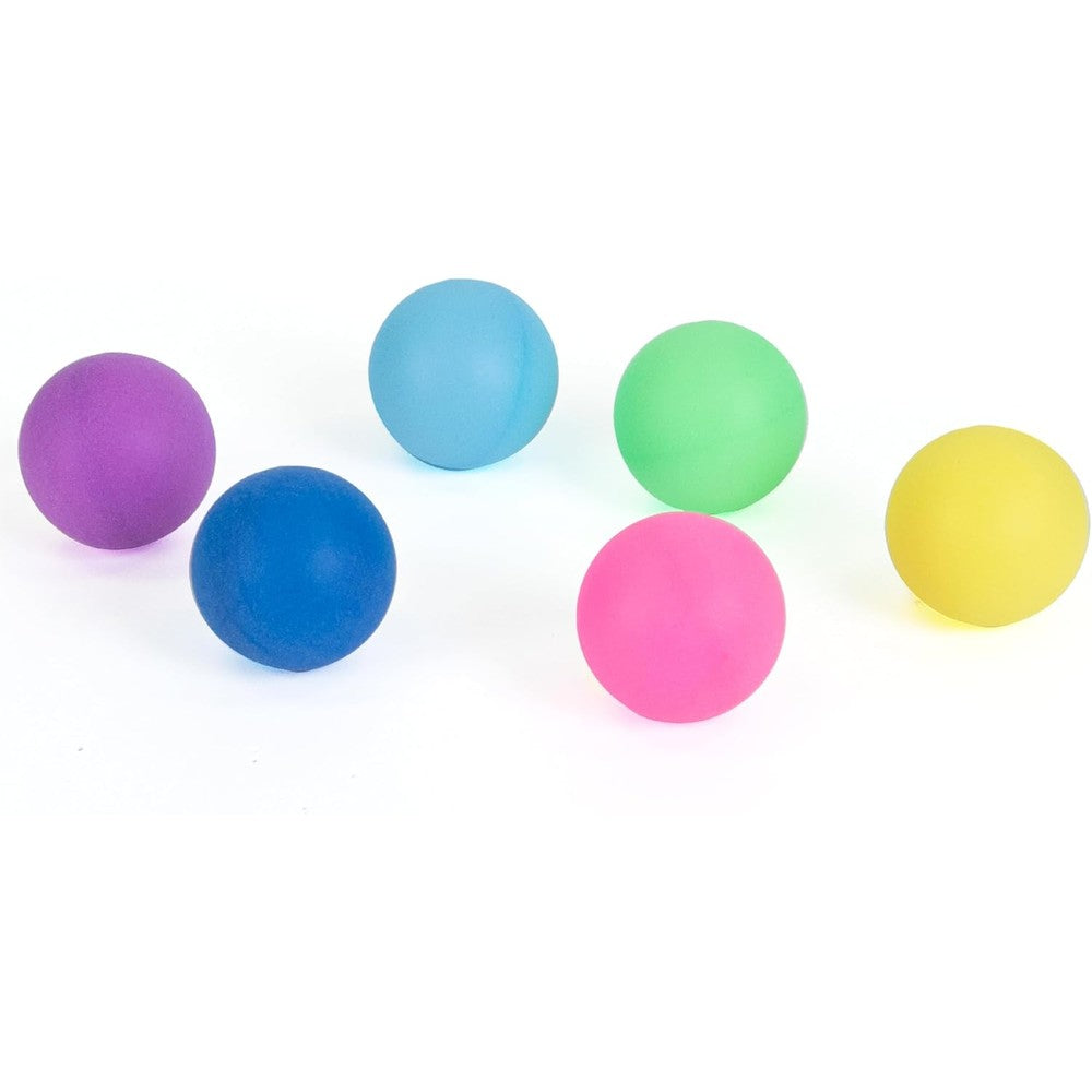 Catstages Replacement Balls front view of six multi colored interactive cat track toy accessories.
