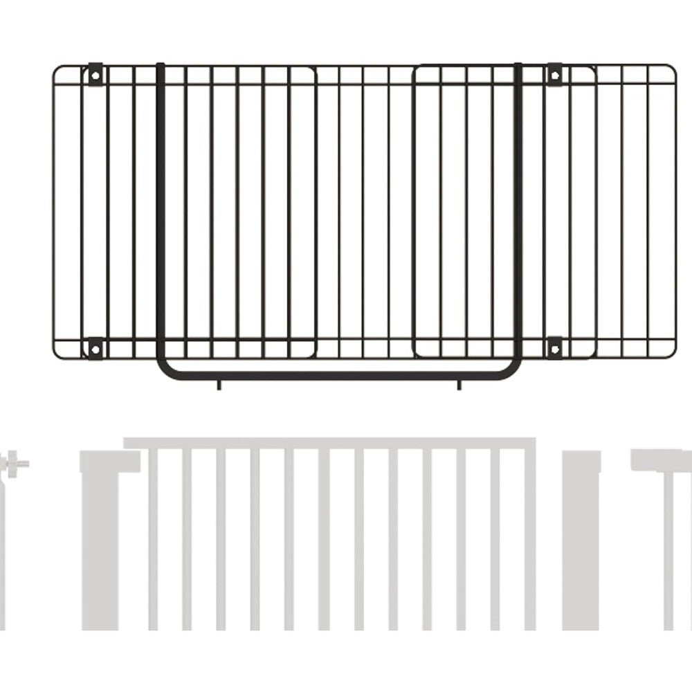 Jiprlak H6 Cat Gate Heighten Net Black 25x16 Inch Iron Mesh Barrier For Pet Safety And Containment