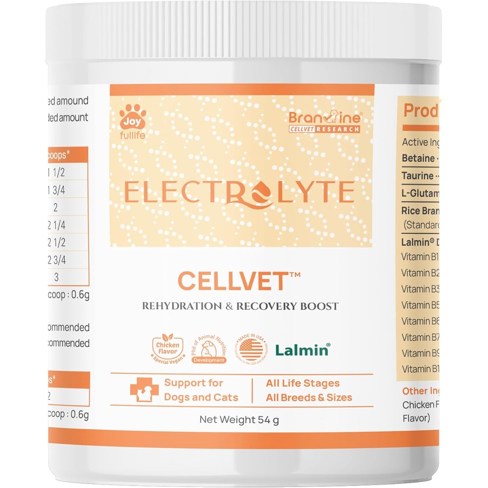 Branvine CellVet Electrolyte powder front view packaging