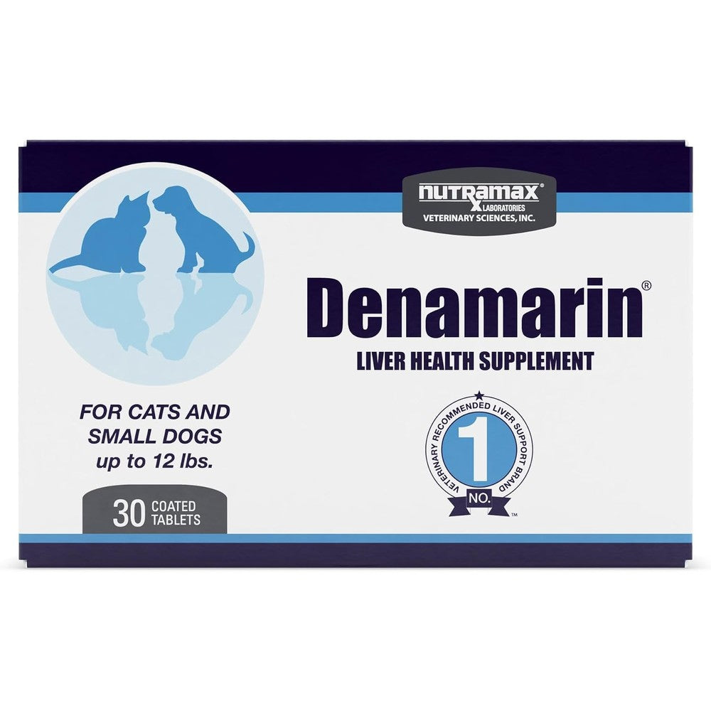 Nutramax Denamarin liver health supplement front view for small dogs and cats