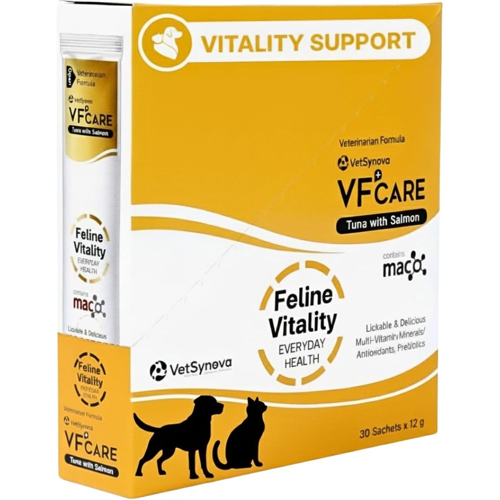 Wuuff&Meow Feline Vitality cat supplement box front view