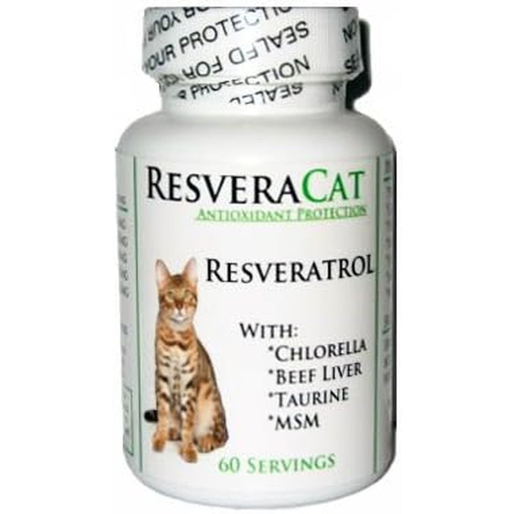 CurEase ResveraCat anti-aging supplement powder for cats front view