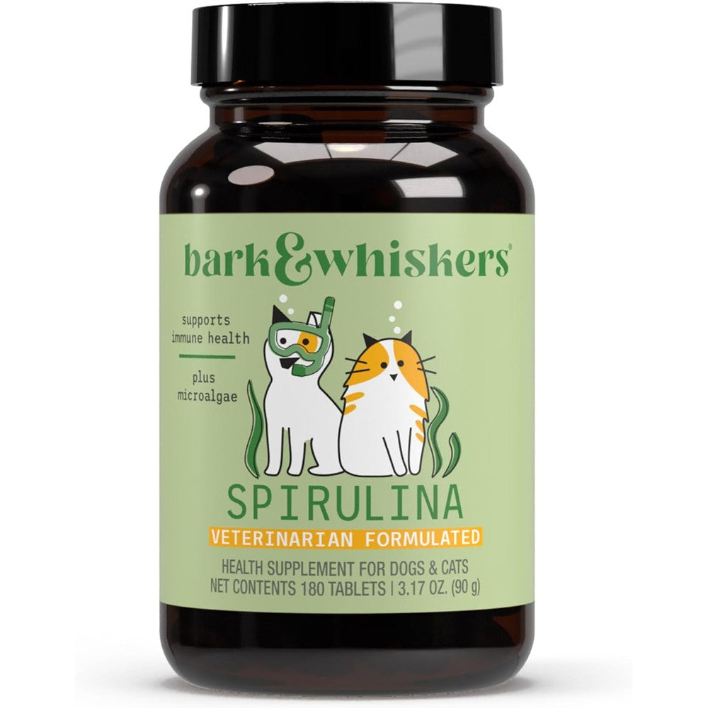 Dr. Mercola SpiruGreen for Cats and Dogs front bottle view