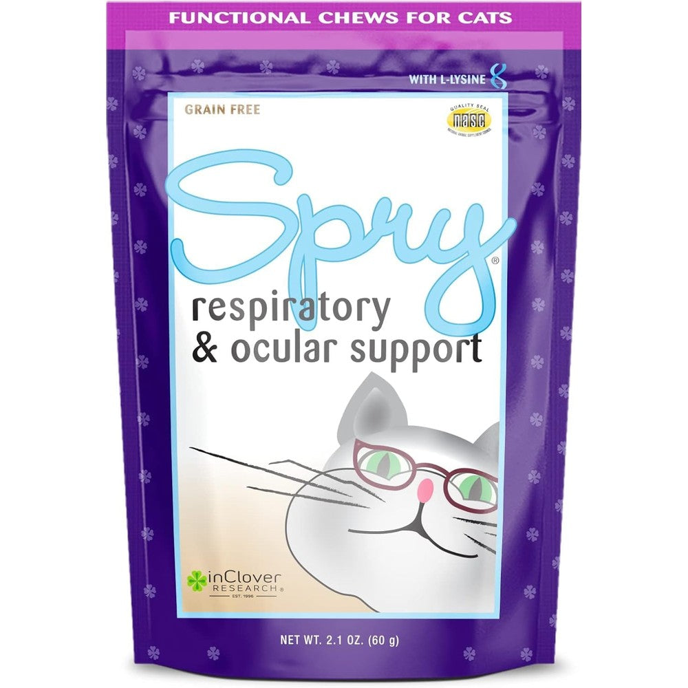 In Clover Spry respiratory and ocular support soft chews front view