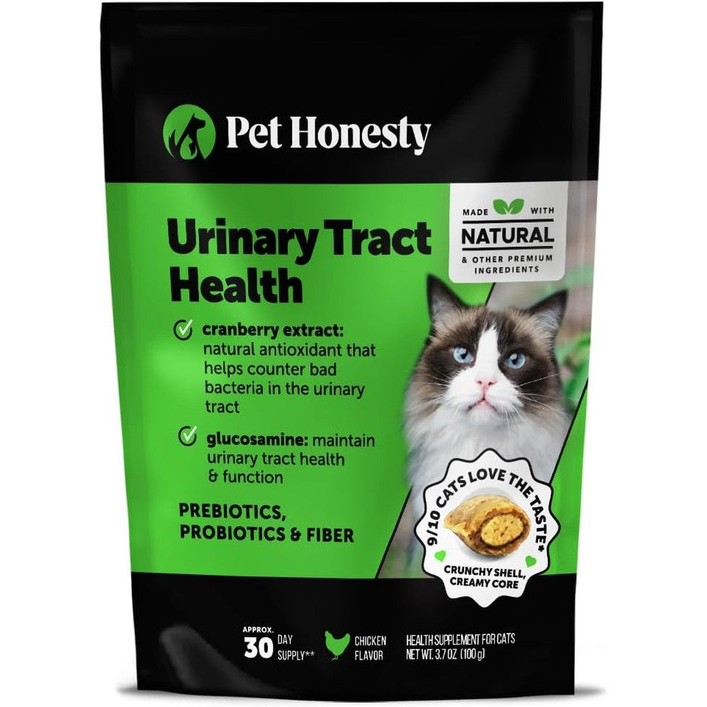 Pet Honesty Cat Urinary Tract Health Chews front view packaging
