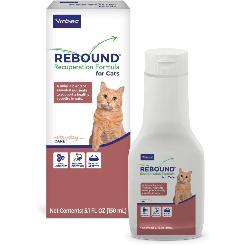 Virbac Rebound Recuperation Formula for cats front bottle view