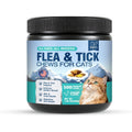 PLBKCTS four-in-one oral flea and tick treatment for cats front view chewable supplements online