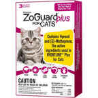 ZoGuard Plus Flea And Tick Prevention For Cats And Kittens Over 1.5 Pounds 3 Doses Topical Monthly Pest Control Treatment