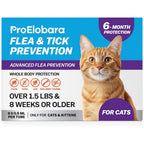 ProElobara topical flea and tick prevention for cats front view packaging