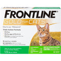 Frontline Gold for Cats Flea and Tick Treatment front packaging showing 3 doses