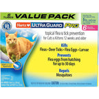 Hartz UltraGuard Pro cat flea and tick prevention front packaging view