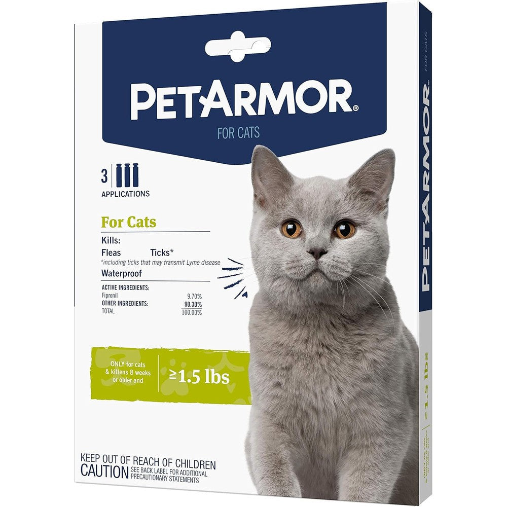 PetArmor flea and tick treatment for cats front packaging view