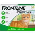 Frontline Plus flea and tick treatment for cats front view authentic pet care import