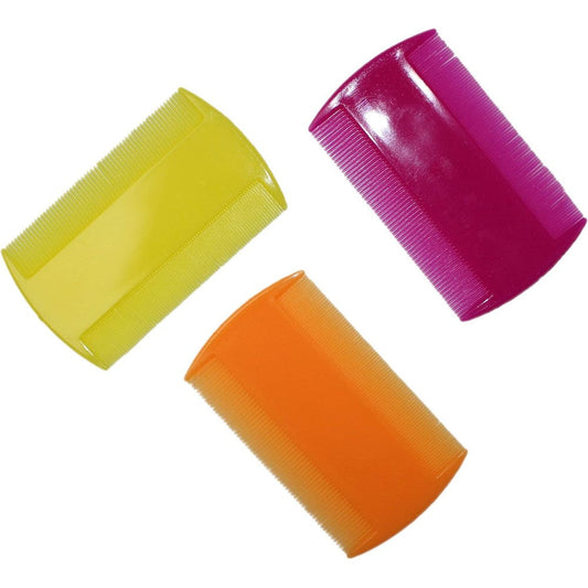 Pets First 3 Pack Flea And Lice Comb For Cats And Dogs Grooming Fine Tooth Hair Remover Tool Multi Colored
