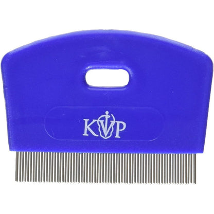 KVP Cat Flea Comb With Stainless Steel Teeth And Comfortable Plastic Handle For Grooming And Removing Fleas And Ticks