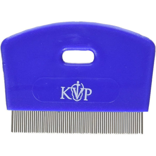 KVP Cat Flea Comb With Stainless Steel Teeth And Comfortable Plastic Handle For Grooming And Removing Fleas And Ticks