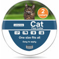 Zodiac Flea And Tick Prevention Collar For Cats 2 Count Adjustable Waterproof Protection