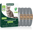 Weallin 4 Pack Flea And Tick Collar For Cats Adjustable Waterproof 32 Months Continuous Protection For Kittens And Adult Cats