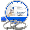 Pubamall Flea And Tick Collar For Cats 2 Pack Offers 12 Months Protection Waterproof Adjustable Natural Essential Oil Cat Flea Prevention