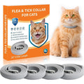 Trihood 4 Pack Flea And Tick Collar For Cats 20 Inch Adjustable Waterproof Pest Prevention For Small Medium And Large Cats