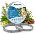 Vivaelixir Flea And Tick Collar For Cats 2 Pack 12 Month Natural Waterproof Protection For Kittens And Cats Adjustable Essential Oil Infused
