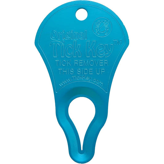 The Original Tick Key Tick Detaching Device Portable Safe And Highly Effective Tick Removal Tool For Humans And Pets Blue