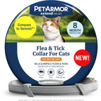 PetArmor Extend Cat Flea And Tick Treatment And Prevention Collar, 8 Months Of Continuous Protection, Waterproof Design, 1 Count