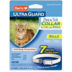 Hartz UltraGuard Flea And Tick Collar For Cats And Kittens, 7 Month Continuous Protection And Prevention, White Color
