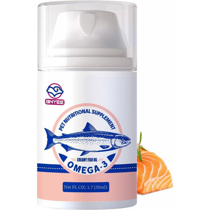 BNYEE Wild Salmon Fish Oil front view bottle for small pets