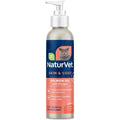 NaturVet Salmon Oil Skin and Coat Supplement for Cats front view bottle