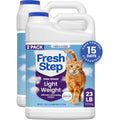 Fresh Step Advanced Odor Shield Light Weight Multi Cat Clumping Litter With Febreze Freshness 23 Pound Pack Of 2