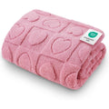 Luciphia Small Dog Blanket Washable Premium 300GSM Fleece Calming Pet Bed Cover For Indoor Cats And Puppies Pink 30x20 Inch