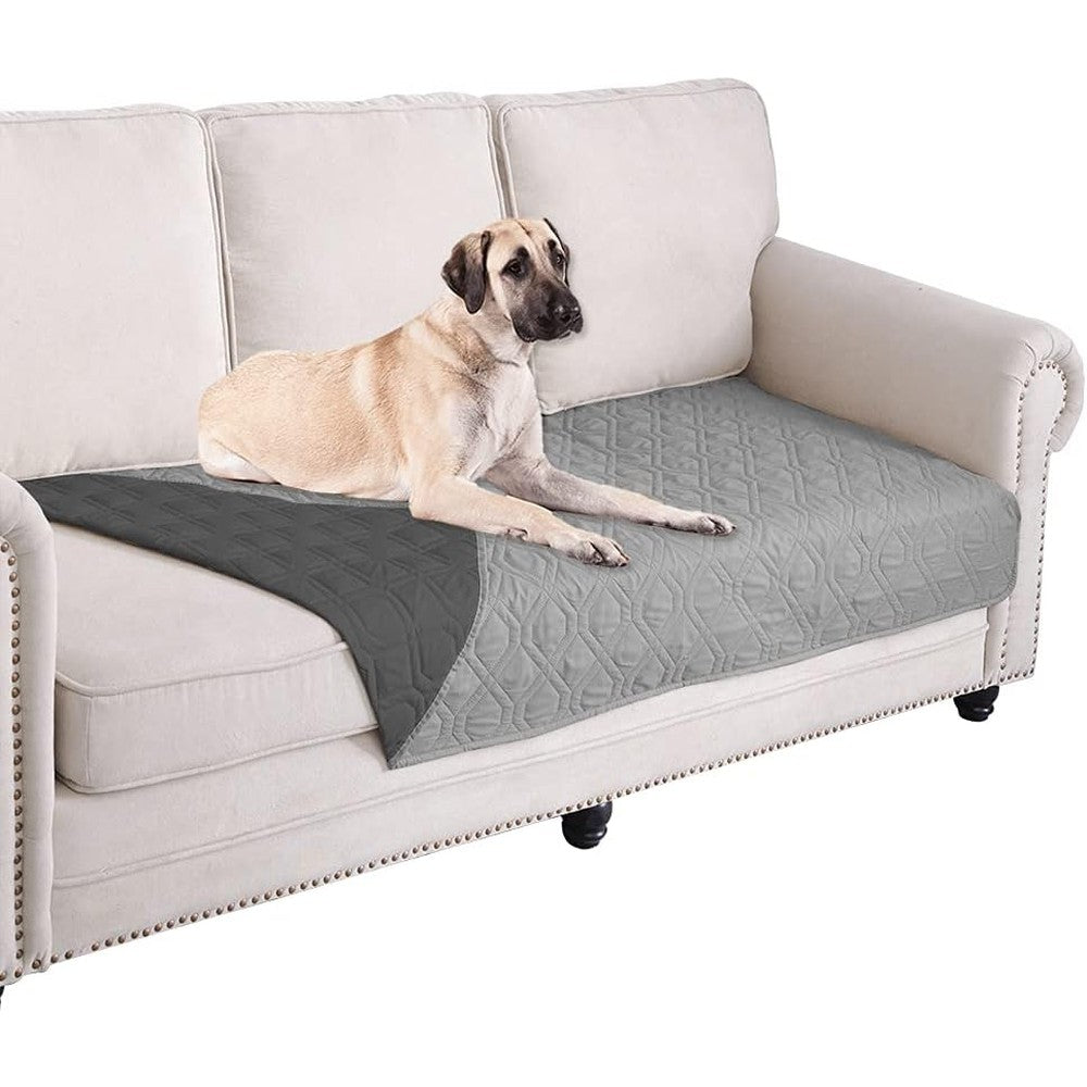 Ameritex Waterproof Dog Bed Cover Reversible Pet Blanket For Furniture Sofa Couch And Bed Grey And Dark Grey Thirty By Seventy Inches