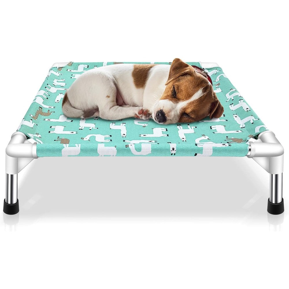 Elevated Dog Bed Pet cot for Small Dogs, Indoor and Outdoor Use for Small Pets