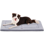 Made4Pets Reversible Dog Crate Pad Bed Washable Anti Slip Kennel Mat For Medium Large Dogs Gray 35 Inches By 23 Inches