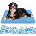 SICOSPI Dog Cooling Mat 2026 Upgraded Pet Ice Silk Mat Self Cooling Pad For Dogs And Cats Blue Small 20x16 Inches
