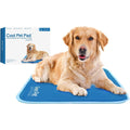 The Green Pet Shop Dog Cooling Mat Pressure Activated Gel Cooling Mat For Large Dogs Blue Large Size