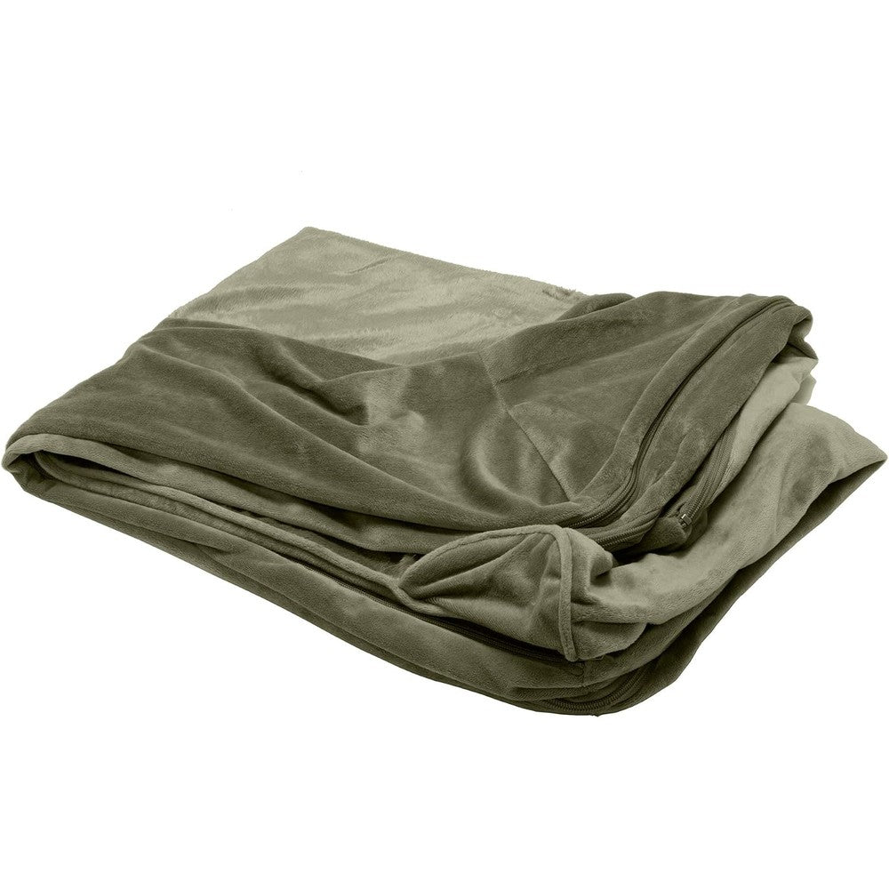 Furhaven Pet Dog Bed Replacement Cover Faux Fur And Velvet Traditional Sofa Style Machine Washable Couch Cover For Dogs And Cats Dark Sage Large