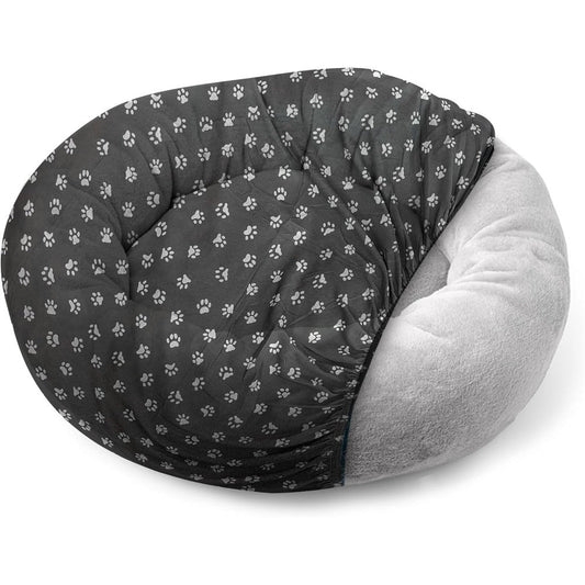 Qwazy Cupcake Round Dog Bed Covers Replacement Washable Waterproof Pet Bed Cover Liner For All Shapes Extra Large Up To 55 Inch Paw Chic