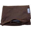 Dogbed4less Extra Extra Large 55x37x4 Inches Brown Denim Jean Dog Pet Bed Replacement External Zipper Cover