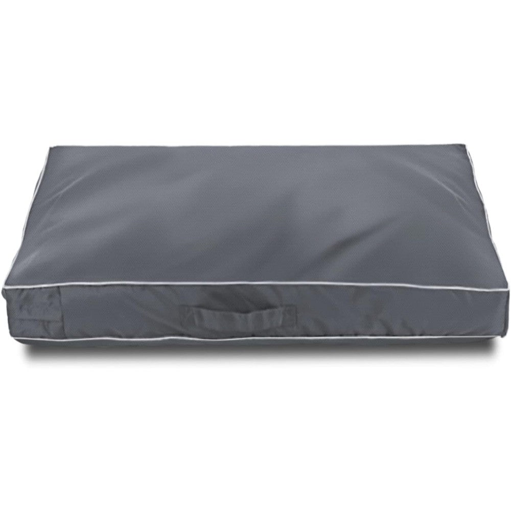 Chinchilla Waterproof Heavy Dog Bed Cover Washable Universal Fillable Dog Bed Replacement Cover Gray XLarge