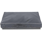 Chinchilla Waterproof Heavy Dog Bed Cover Washable Universal Fillable Dog Bed Replacement Cover Gray XLarge