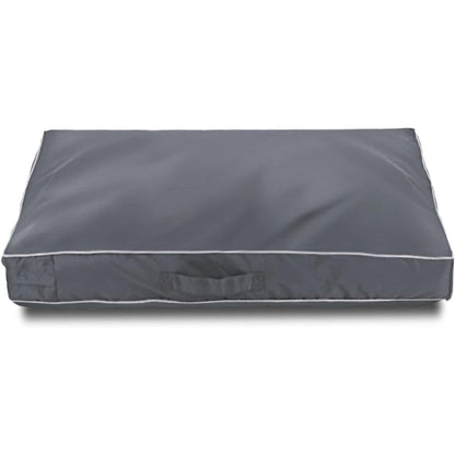 Chinchilla Waterproof Heavy Dog Bed Cover Washable Universal Fillable Dog Bed Replacement Cover Gray XLarge