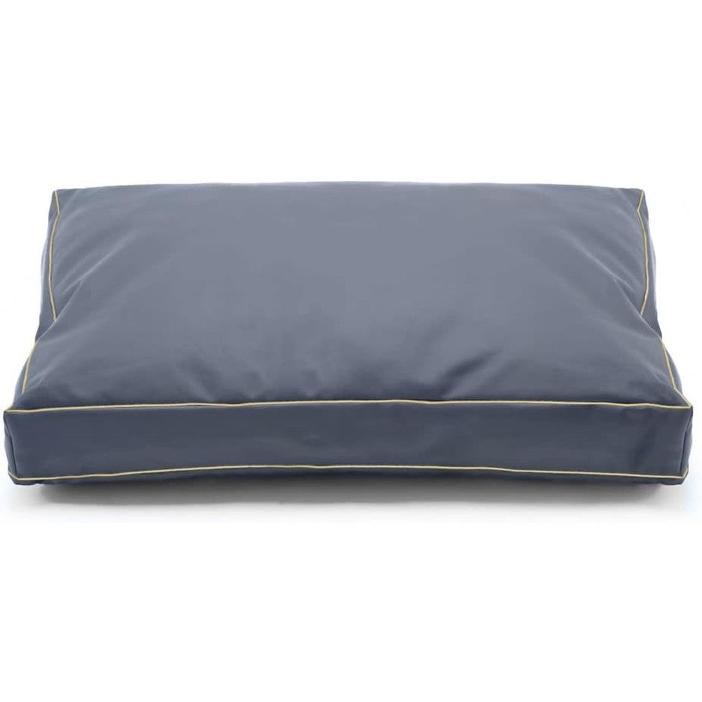 Dalema Waterproof DIY Dog Bed Cover Rectangular Non Stick Hair Fillable Pet Mattress Protector Cover Only Dark Grey 54 x 44 x 4 Inches