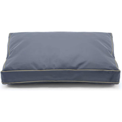 Dalema Waterproof DIY Dog Bed Cover Rectangular Non Stick Hair Fillable Pet Mattress Protector Cover Only Dark Grey 54 x 44 x 4 Inches