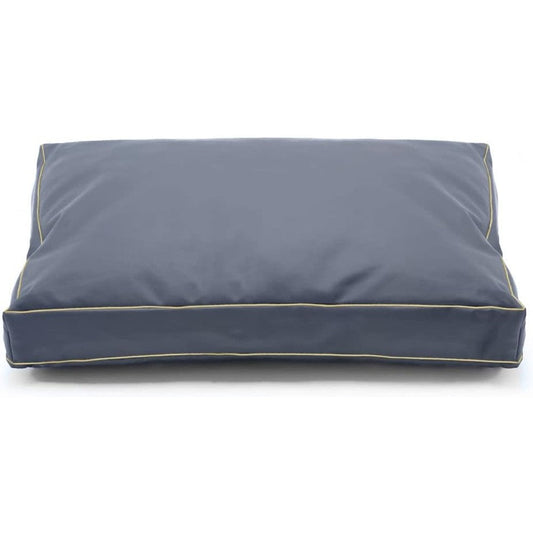 Dalema Waterproof DIY Dog Bed Cover Rectangular Non Stick Hair Fillable Pet Mattress Protector Cover Only Dark Grey 54 x 44 x 4 Inches